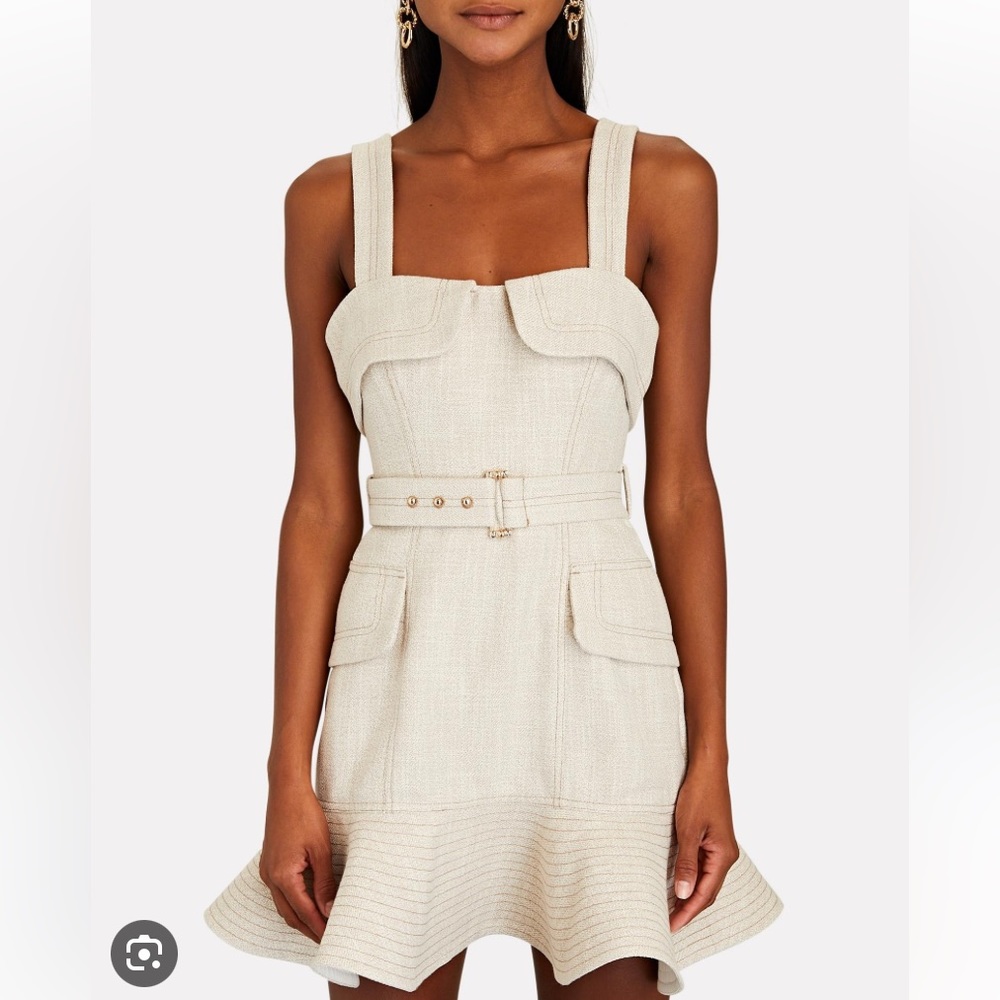 NWT Acler Manning Dress Biscuit